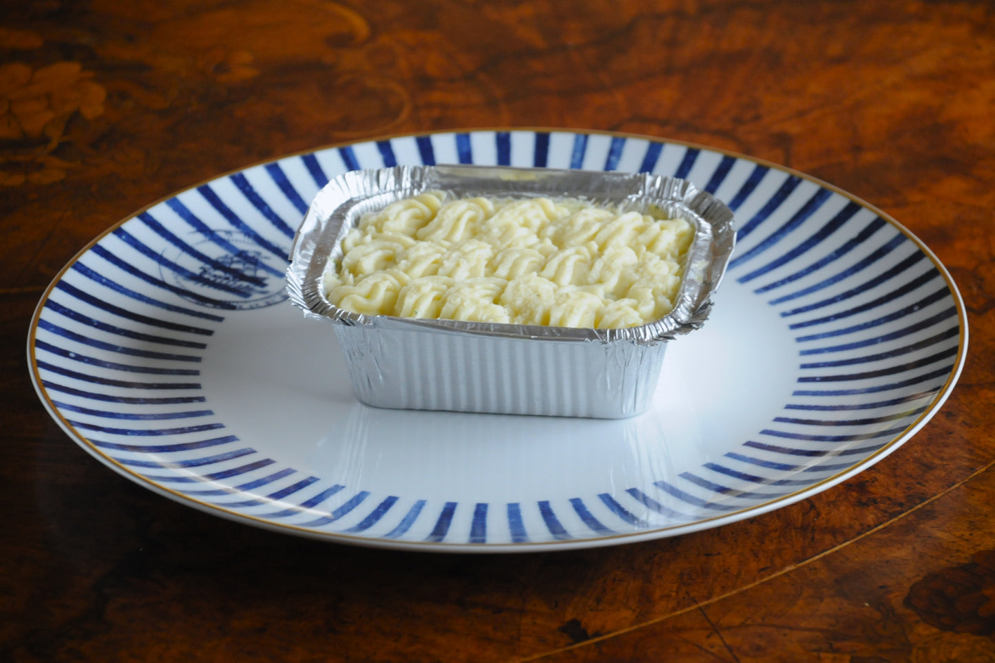 raw Classic Wild Fish Pie gourmet meal by Chef George Tannock Algarve