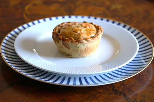 whole Steak Ale and Porcini Mushroom Pie handcrafted meal by Chef George Tannock Algarve