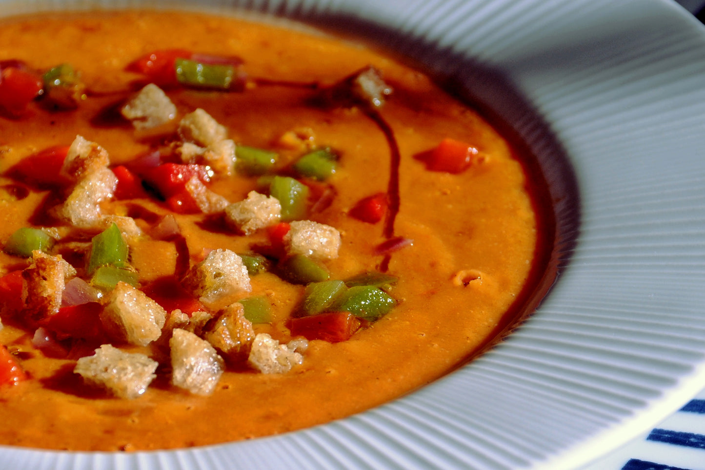 Andalusian Gazpacho with Garnish