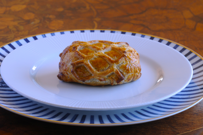 Whole beef Wellington with lattice pastry, ready for our Algarve home food delivery service