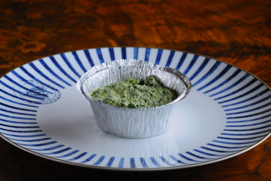 Creamed Spinach with Comté & Madeira-Braised Morel