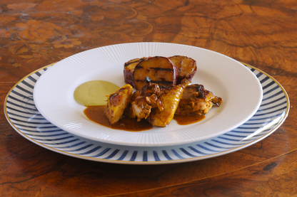 Peruvian Baby Chicken a la Brasa for two