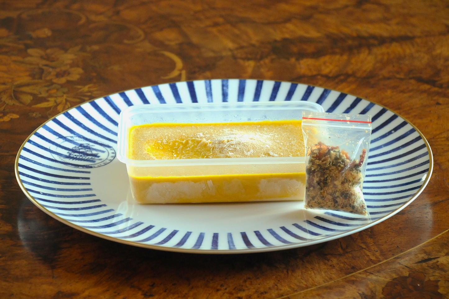 Pumpkin Soup with a Guanciale, White Truffle Oil & Pumpkin Seed Crumble