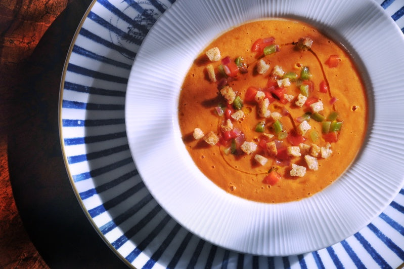 Andalusian Gazpacho with Garnish