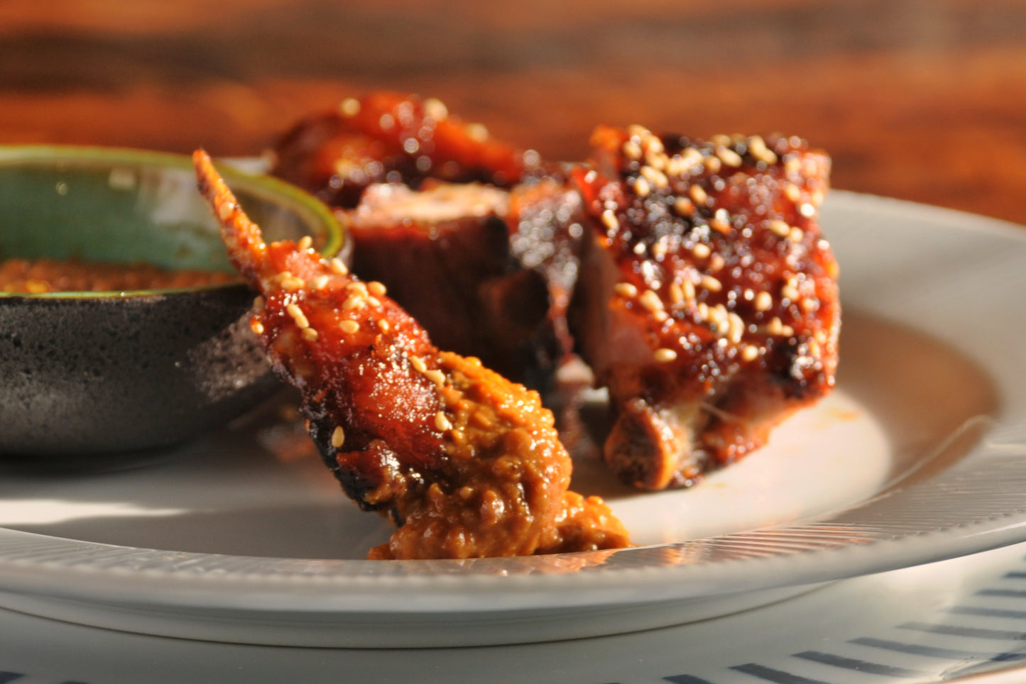 Tamarind Glazed Pork Ribs with Malay Satay Sauce — BBQ Ready