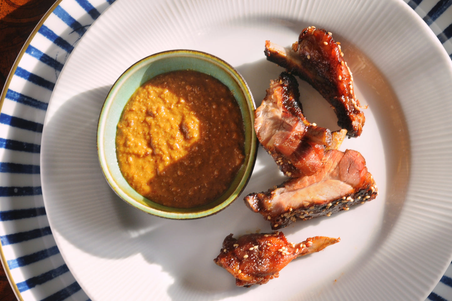 Tamarind Glazed Pork Ribs with Malay Satay Sauce — BBQ Ready