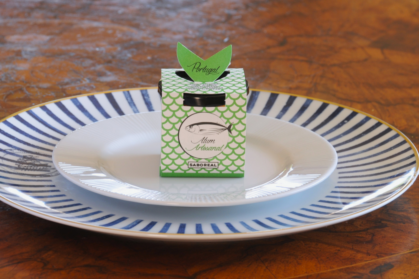 Saboreal Petiscadas jar of slow-cooked Algarve fish, made in Parchal, 