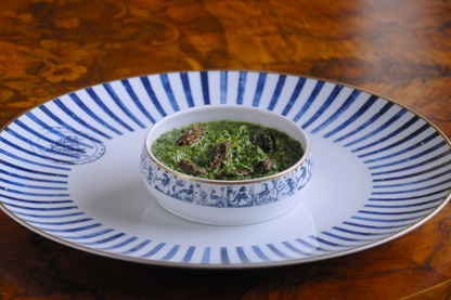 Creamed Spinach with Comté & Madeira-Braised Morel