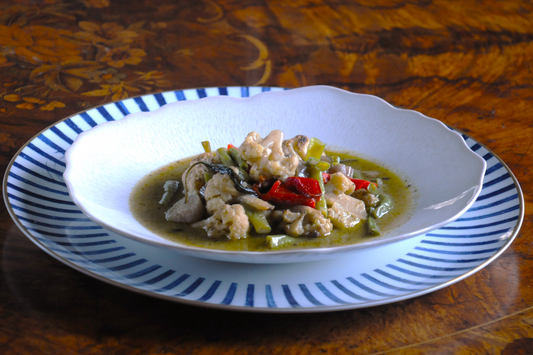 Thai Green Cauliflower Curry -Non vegetarian